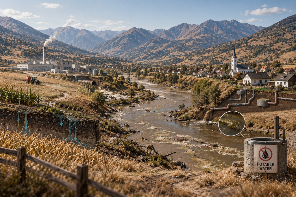 Reduced water quality as the aftereffect of the climate crisis