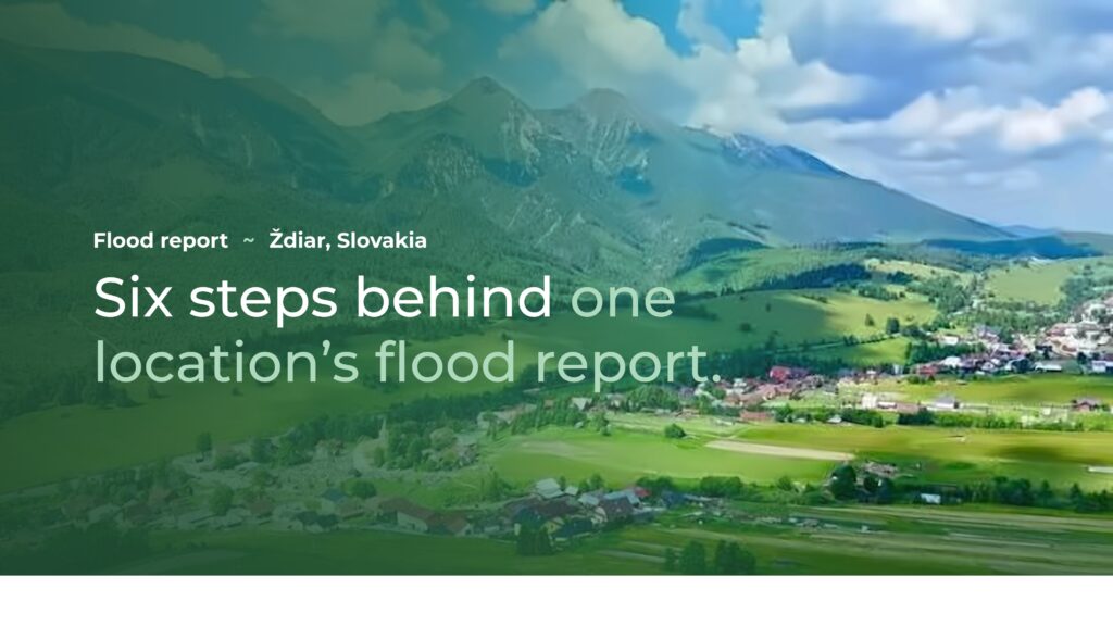 Six Steps Behind One Location’s Flood Report