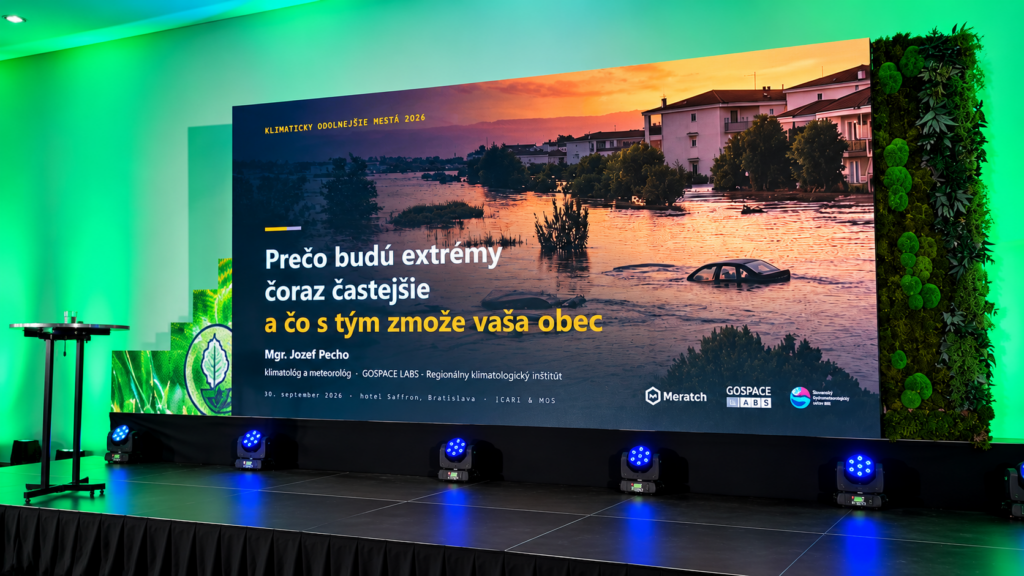 Jozef Pecho represented Meratch at Climate-Resilient Cities 2026